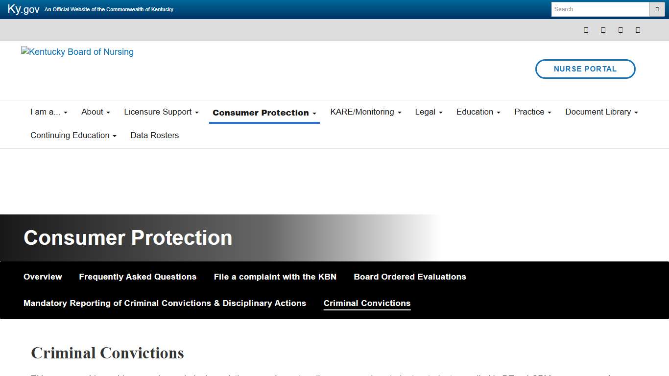 Criminal Convictions - KBN